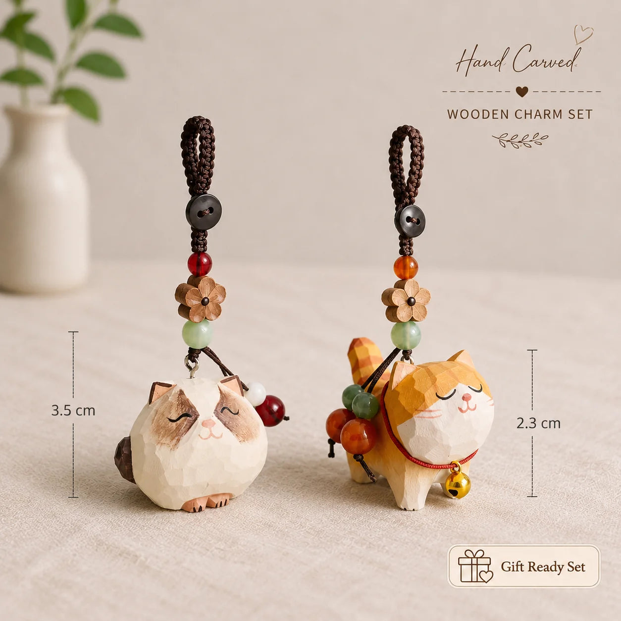 Cute Animal Everyday Refresh Charm Set - Handmade Bag & Key Charms