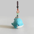 Hand Carved Dolphin Wooden Keychain, Cute Ocean Animal Bag Charm, Small Wood Dolphin Keyring, Marine Lover Gift, Travel Inspired Sea Charm
