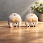 Handmade Lucky Pig Wood Carving, Japanese Style Funny Pig Figurine, Cute Mini Wooden Pig Statue Ornament, Small Animal Desk Decor Gift