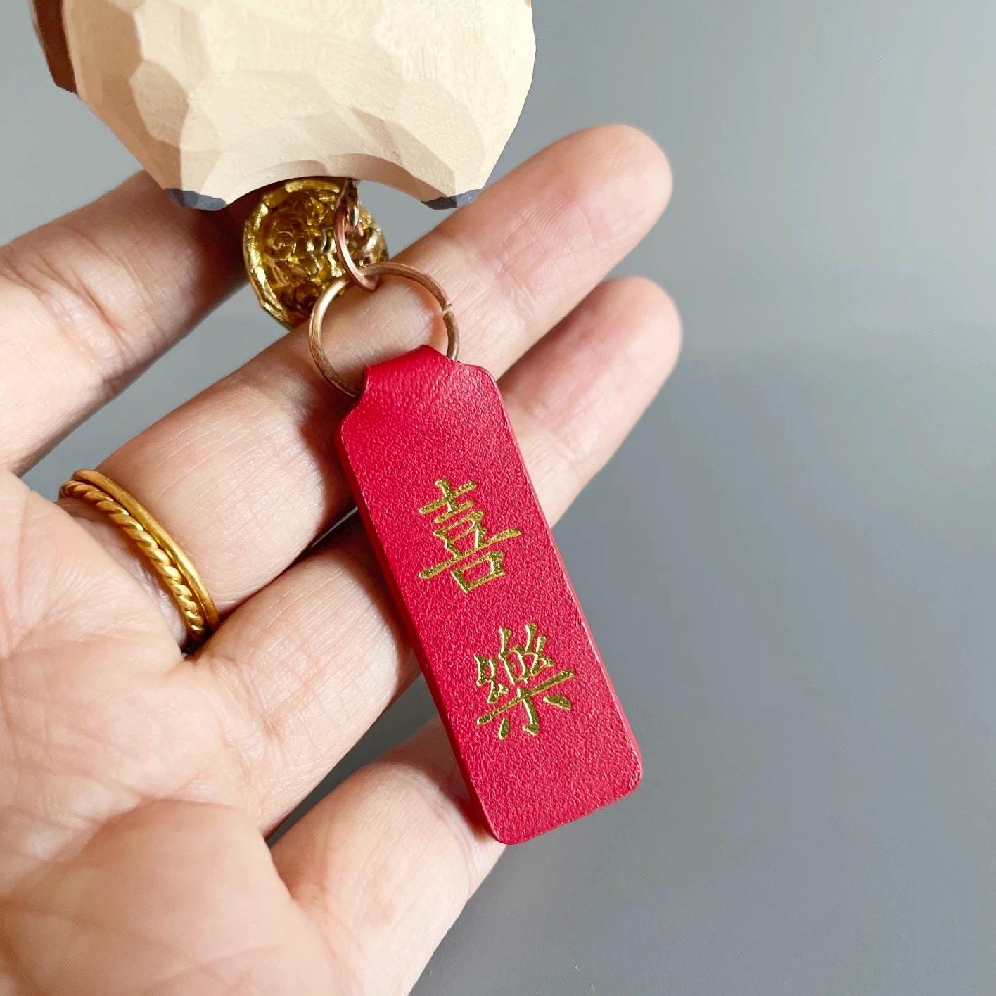Hand Carved Japanese Style Miniature Wooden Horse Keychain, Basswood Pony Charm, Lucky Zodiac Horse Bag Charm, Car Hanging Ornament Gift