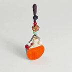 Ping Pong Paddle Keychain, Wooden Table Tennis Bag Charm, Handmade Sports Keyring, Cute Mini Paddle Pendant, Gift for Him Her