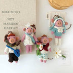 Cute Pig Wool Felt Keychain, Handmade Couple Pig Bag Charm, Wedding Pig Pendant, Kawaii Animal Hanging Ornament, Romantic Gift