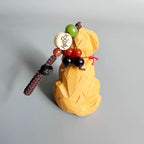 Hand Carved Wooden Golden Retriever Bag Charm, Dog Keychain, Car Mirror Charm, Backpack Charm, Golden Retriever Lover Gift